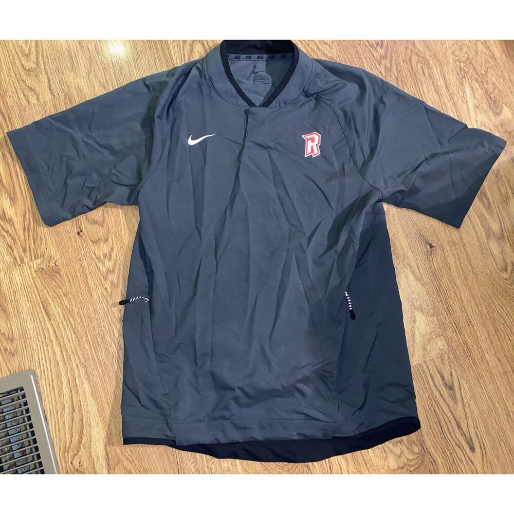Nike Radford Highlanders Mens Gray Pullover Short Sleeve Jacket Medium